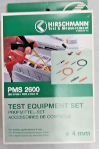 Prüfmittel - Starter-Set Nr. 109416 - Messleitungen für Multimeter, umfassendes Sicherheits-Prüfmittel-Set mit hochwertigen Komponenten für präzise Messungen und einfache Handhabung.