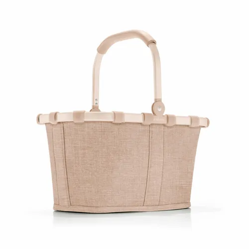 Reisenthel Shopping Carrybag XS Kinder-Einkaufskorb 33 cm - Frame Twist Coffee - Einkaufstaschen & Einkaufstrolleys: Der Reisenthel Carrybag XS begeistert mit robustem, recyceltem Material und ist der perfekte Begleiter für kleine Ausflüge – leicht, wasserabweisend und mit praktischem Reißverschluss.