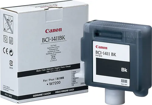Original CANON Tinte BCI-1411BK Schwarz - Echt/Original Tintenpatrone für hochwertige Druckergebnisse, ideal für langlebige Ausdrucke und professionelle Qualität.