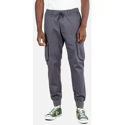 Reell Reflex Rib Cargo Hose in Dunkelgrau - Bequeme Cargo Hose mit Kordelzug für eine individuelle Passform, ideal für lässige Freizeitlooks.