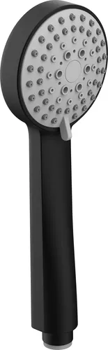 Stella Handbrause 3-strahlig rund, Ø 80mm - Handbrause mit 3 Strahlarten: Rainspray, Mixedspray und Massagespray. Dank RubiClean ist der Strahlformer selbstreinigend und verkalkungsarm.