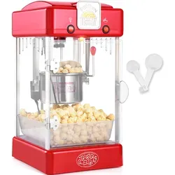 VEVOR Popcornmaschine 300 W, 4 QT Kino-Stil - Popcornmaschine für 4 Quart pro Füllung, ideal für Partys und Veranstaltungen. Mit einfachem Zugang und tollem Zubehör für ein perfektes Kinoerlebnis!