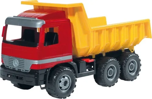 Dump Truck with Lock 63 cm - Lena - Robuster Spielzeug-Lkw mit praktischer Sicherheitsverriegelung, ideal für kreative Baustellenabenteuer.