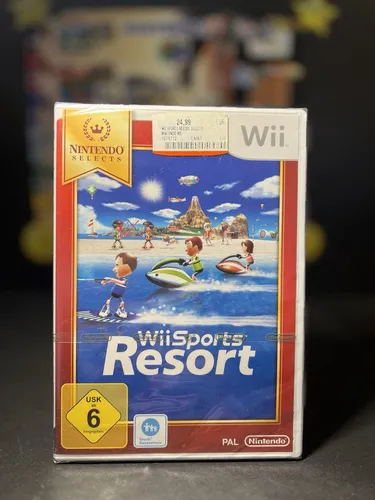 NINTENDO Wii || Wii SPORTS RESORT NEU SEALED || GRADING || NINTENDO-STRIPE - Erlebe mit Wii Sports Resort spannende Sportarten auf der Nintendo Wii! Das Spiel fördert den aktiven Spielspaß für die ganze Familie und ist ideal für gesellige Abende. USK ab 6 Jahren.