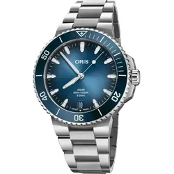 Oris Aquis Date Calibre 400 43,5mm Calibre 400" 01 400 7790 4135-07 8 23 02PEB" - blau,silber - 43.5mm