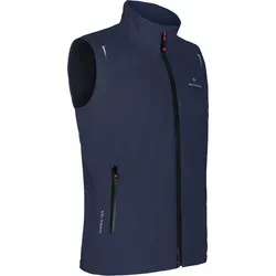 Bergson Regenjacke EGGEN Herren Weste, 12000 mm Wassersäule, PFC-frei, peacoat blau - Hochwertige Herren Regenweste mit Netzfutter und 12000 mm Wassersäule. Ideal für wechselhaftes Wetter und den täglichen Einsatz. PFC-frei und in Größe 50 erhältlich.