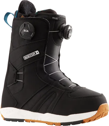 BURTON FELIX BOA Boot 2026 black - 38 - Die BURTON FELIX BOA Boots 2026 bieten höchsten Komfort und eine individuelle Passform dank des Dual-Zone BOA Systems. Ideal für vielseitigen Einsatz beim Snowboarden, sorgen sie für Wärme und eine hervorragende Traktion.
