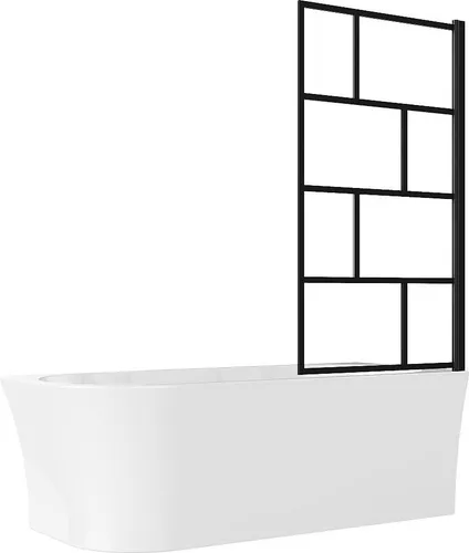 PONTICOLA Duschbadewanne mit schwenkbarer Scheibe - 201 l - Rechts - Gestalten Sie Ihr Badezimmer stilvoll mit der PONTICOLA Duschbadewanne. Diese elegante Ecklösung vereint Badewanne und Dusche, ideal für kleine Räume. Die schwenkbare Trennwand bietet zusätzlichen Komfort und Funktionalität.