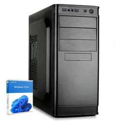 dcl24.de Office Business-PC (Intel Core i5 14400, AMD Radeon Graphics, 16 GB RAM, 500 GB SSD, Luftkühler) schwarz