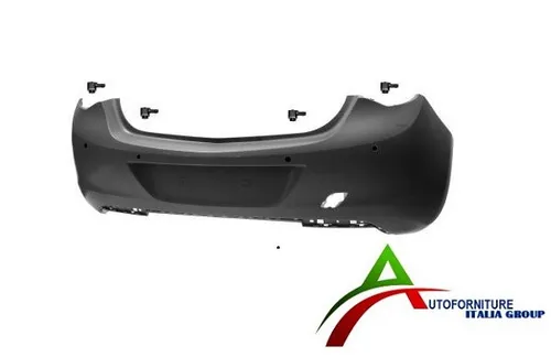 Lackierbare Stoßstange Hinten für Opel Astra J 2009-2011 - Stoßstange hinten, lackierbar und kompatibel mit Sensoren, ideal für eine individuelle Anpassung Ihres Opel Astra J.