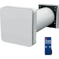 Blauberg VENTO inHome W S11 - Wärmerückgewinnung Komplettset DN160 - Effiziente dezentrale Lüftungsanlage mit Wärmerückgewinnung für optimales Raumklima. WLAN-Steuerung und leiser Betrieb sorgen für Komfort und Energieeinsparung.
