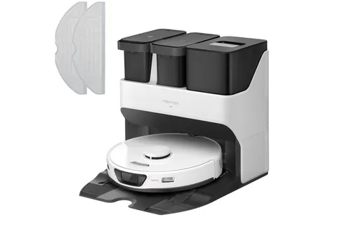 Roborock S7 Max Ultra Saugroboter - Saugroboter mit 5500 Pa Saugleistung, selbstreinigendem Dock und App-Steuerung. Ideal für eine gründliche Reinigung von Hartböden und Teppichen.