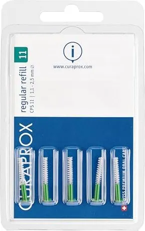 Curaprox Cps regular 11 plus 5 Interd.B. + 1 Halter Zahnbürste Inhalt: 6 St