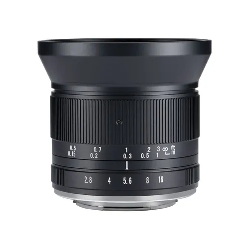7artisans 2.8/12mm Black II für Nikon Z APS-C - Weitwinkelobjektiv mit 12mm Brennweite, ideal für Landschafts- und Architekturfotografie, bietet eine maximale Blende von f/2.8 für beeindruckende Aufnahmen bei schwachem Licht.