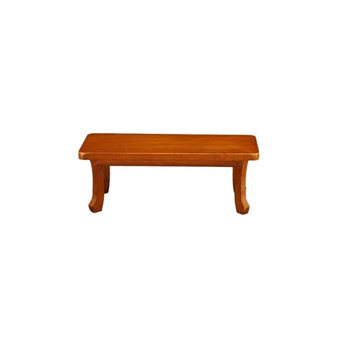Miniatur Couchtisch leer im Chippendale Stil aus Holz