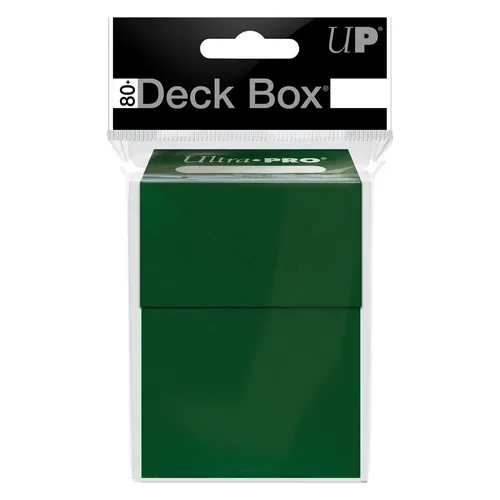 Ultra Pro Deck Box 80+ GREEN Sammelkarten Pokemon Magic Lorcana One Piece Karten