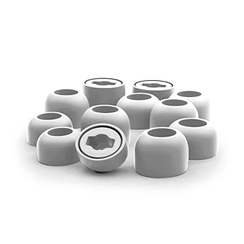 Okuli 12 x Silikon Ohrstöpsel Ohrhörer Gummi Tipps Für Samsung Galaxy Buds Pro 1 Kopfhörer Ohrhörer in Weiß