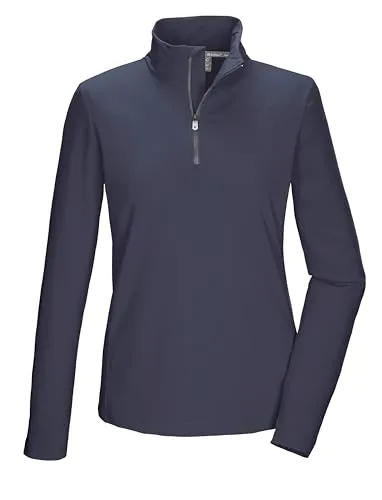 Killtec Longsleeve Powerstretch Shirt KSW 70 WMN FLX SHRT blau 44 EU - Sportliches Longsleeve für Damen, ideal für Ski und Laufen. Das elastische Material sorgt für optimale Bewegungsfreiheit und Komfort.