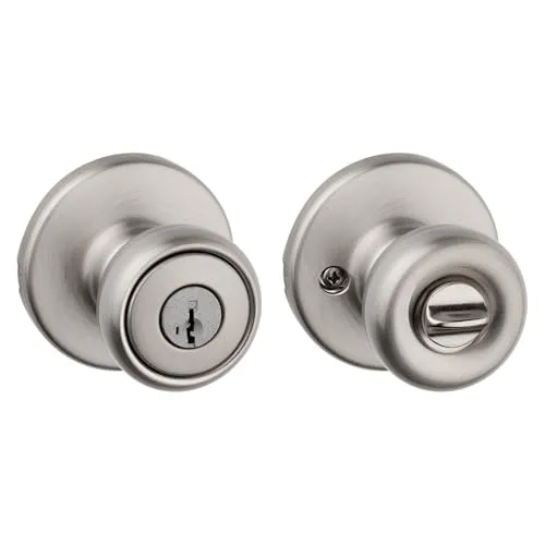 Kwikset Tylo Türknauf, Messing, Antik-Optik Aktualisierte Verpackung Satin/Nickelfarben