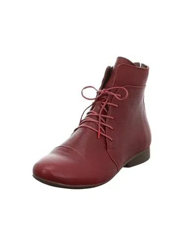 Think Stiefeletten Guad-2 melograno 413-5050 - GUD 837 Gr.37,5 - Wanderschuhe mit elastischer Naturlatex-Sohle und hervorragender Auftrittsdämpfung, ideal für sportliche und formelle Outfits. Femininer Schnitt und hochwertiges veganes Leder bieten Komfort und Stil.