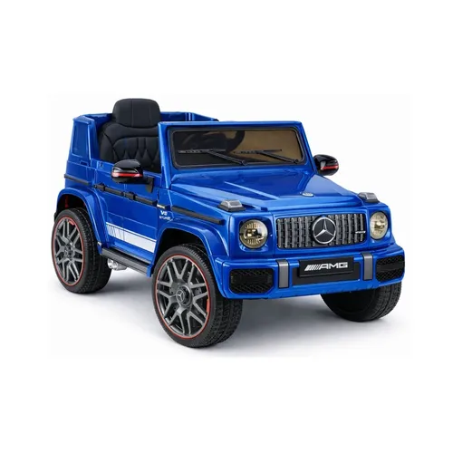 Wisam Elektro-Kinderauto Mercedes AMG G 63 Blau - Das Mercedes AMG G 63 Elektro-Kinderauto in Blau bietet ein realistisches Fahrerlebnis und viel Spielspaß. Ideal für junge Fahrer, sorgt es für sicheres Fahren im Garten oder Hof. Mit durchdachter Ausstattung und modernem Design ist es der perfekte Begleiter für Abenteuer.