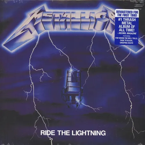 Metallica Ride the Lightning (Vinyl) 12" Album (US IMPORT) - Erleben Sie das legendäre Metallica Album 'Ride the Lightning' auf hochwertiger 12" Vinyl. Perfekt für Sammler und Musikliebhaber, die den kraftvollen Sound des Heavy Metal genießen möchten.
