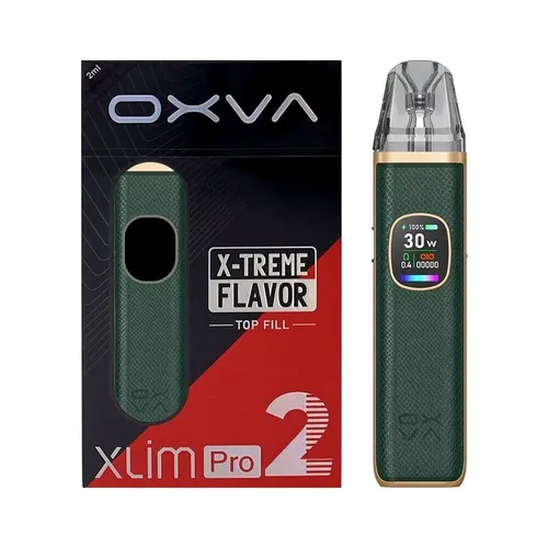 OXVA Xlim Pro 2 Green Python E-Zigarette, befüllbares Pod-System