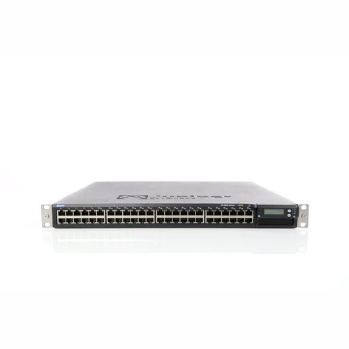 Juniper Networks EX3200-48T-DC Switch - 48-Port Gigabit Ethernet Switch mit 190 W DC Power Supply, ideal für leistungsstarke Netzwerkinfrastrukturen und hohe Verfügbarkeit.