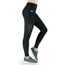 Formbelt Damen Sport Leggings Lang mit Tasche – Atmungsaktiv und Blickdicht - Hochwertige Damen Laufhose mit integriertem Handyfach und optimaler Kompression. Ideal für Sportarten wie Joggen, Yoga oder Wandern. Entworfen in Deutschland für perfekten Sitz und hohen Tragekomfort.