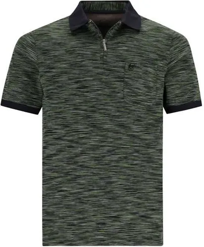 Hajo Poloshirt Softknit Kurzarmshirt mit Polokragen - Elegantes Hajo Poloshirt für Herren im modernen Melange-Look. Der klassische Polokragen und die Regular Fit Passform bieten höchsten Tragekomfort. Ideal für vielseitige Kombinationen – ob lässig zu Jeans oder elegant zu Chinos.