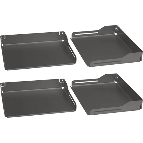 PEKA Einhängetablar-Set Libell 600 Magic Corner Standard Anthrazit - Praktisches Einhängetablar-Set für effiziente Küchenorganisation. Mit pulverbeschichteter Oberfläche und hoher Tragkraft von bis zu 7 kg, ideal für den optimalen Einsatz im Küchenschrank.