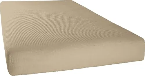 Erwin Müller Spannbettlaken Edel-Seersucker Wertingen 100x200 cm - Taupe, temperaturausgleichend und atmungsaktiv - Erwin Müller Spannbettlaken "Wertingen" in Taupe. Ideal für warme Nächte, sorgt der luftige Edel-Seersucker für optimale Luftzirkulation. Pflegeleicht und mit Rundumgummi für perfekten Sitz. Geeignet für Matratzen bis 18 cm Höhe.