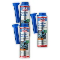 LIQUI MOLY 5110 Additiv Injection Reiniger 3x300ml - Effektiver Einspritzdüsen-Reiniger für optimale Motorleistung. Ideal zur Pflege und Wartung von Benzinmotoren. Packung mit 3 Dosen à 300ml.