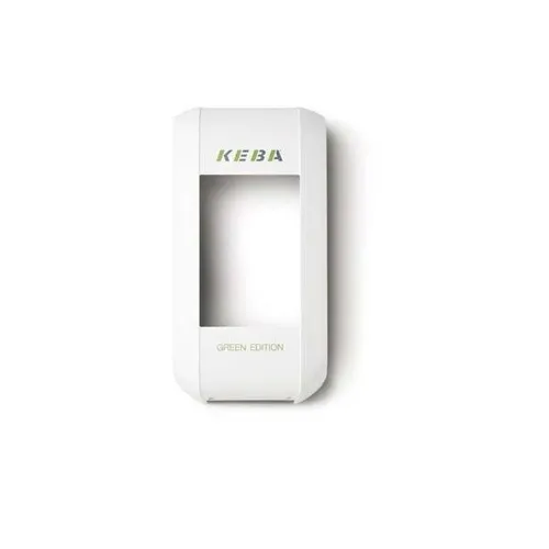 KEBA Design Cover Weiß 120623 - Elegante Frontabdeckung für die GREEN EDITION, hochwertiges Zubehör für individuelles Design. Ideal für Wandplatten und sorgt für einen stilvollen Look.
