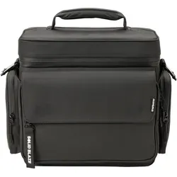 Solid Blaze Vinyl Tasche für 50x 12" Vinyls - Robuste Tasche für 50x 12" und 10x 7" Vinyls, gefertigt aus recycelten Materialien. Mit stabilen Tragegriffen und wasserabweisendem Außenmaterial ideal für unterwegs.