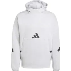 Kapuzensweatshirt ADIDAS SPORTSWEAR "M Z.N.E. HD" Herren, grau - Herren-Sweatshirts mit dreilagigem Doppelstrickmaterial für optimalen Wärmekomfort beim Training oder Freizeit. Ideal für sportliche Aktivitäten und lässige Looks.
