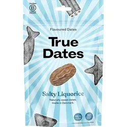 True Dates Datteln Salty Liquorice natürlich süße weiche Datteln 100g