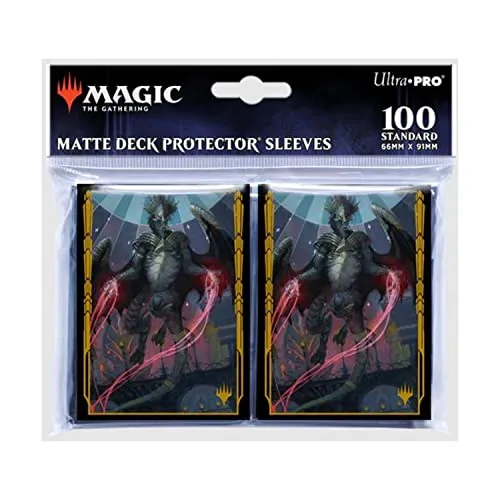 Magic the Gathering Hüllen: New Capenna feat. Ziatora, the Incinerator - Sammelkarten Hüllen für Magic the Gathering, 100 Stück, hochwertig verarbeitet und archiv- sicher, blendfreies Spielerlebnis durch matte Oberfläche.
