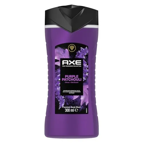 Axe Fine Fragrance Collection Premium Duschgel Purple Patchouli für 12 Stunden langanhaltende Frische verleiht einen spektakulären Duft unter der Dusche 300 ml