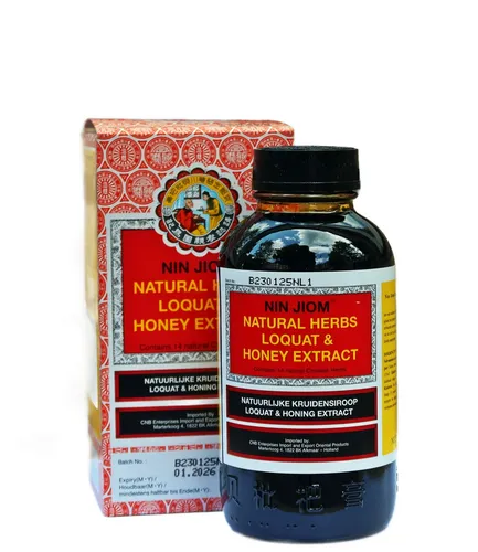 Nin Jiom Pei Pa Koa Kräutersirup 300ml - Säfte mit natürlichem Loquat- und Honigextrakt, ideal zur Linderung von Husten und zur Unterstützung der Atemwege.