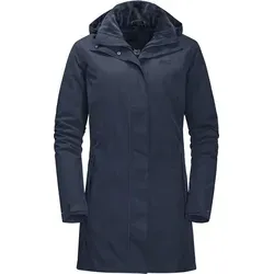 Jack Wolfskin MADISON AVENUE COAT - Wasserdichter Wintermantel in Nachtblau, Größe XS - Hochwertiger Jack Wolfskin MADISON AVENUE COAT: Wasserdicht, winddicht und atmungsaktiv. Ideal für kalte Tage mit warmem Fleecefutter und abnehmbarer Kapuze. Perfekt für den täglichen Einsatz!