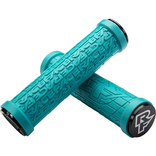 Race Face Grippler Lock-On Griffe - Ergonomische Fahrradgriffe - Fahrradgriffe mit Lock-On-System für sicheren Halt und maximalen Komfort, ideal für lange Fahrten und anspruchsvolle Trails.