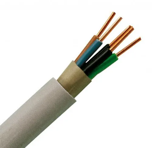 KOPP NYM-J 5x2,5 mm² Feuchtraumkabel 10m - Elektrische Kabel & Leitungen: Robustes 5-adriges Feuchtraumkabel mit 10m Länge, ideal für Bauprojekte und Stromversorgung, aus hochwertigem PVC und Kupfer.