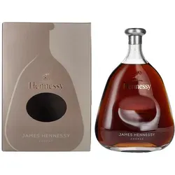 Hennessy JAMES HENNESSY Cognac 40% Vol. 1l in Geschenkbox - Weinbrand, edler Cognac aus der renommierten Brennerei Hennessy, hergestellt zur Feier des 250. Jubiläums, mit einzigartigen Aromen von Tabak und fruchtigen Noten.