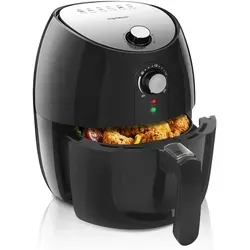 Aigostar Heißluftfritteuse 4,2L - Ölfreies Frittieren mit 1500W - Fritteusen für gesundes Kochen, 90% weniger Fett und 49% schneller als im Ofen. Perfekte Ergebnisse dank präziser Temperaturregelung und 30-Minuten-Timer.