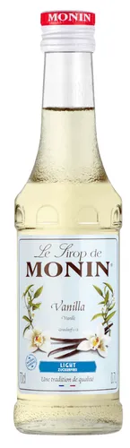  Le Sirop de Monin Vanille Light zuckerfrei Sirup 1:8 0,25l Flasche 18,19€/l