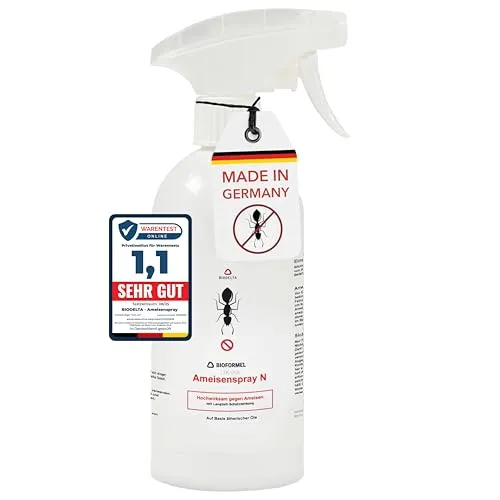 BIODELTA Ameisen-Spray - Anti Ameisenmittel zum bekämpfen im Haus & Garten - repellent - gegen alle Arten - Langzeitwirkung (500 ml)