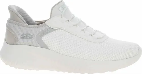 Skechers Herren Sneaker Bobs Squad Chaos Tough Walk - Sneaker in Offwhite mit Memory Foam Fußbett für hohen Tragekomfort und müheloses Hineinschlüpfen – ideal für Freizeit und Alltag.