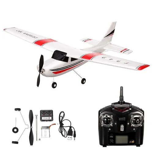 WLToys F949 3-Kanal RC Flugzeug Cessna-182 - Hochwertiges EPO-Material und 3-fach Motor für exzellenten Flugspaß. Ideal für Modellbau-Enthusiasten und Hobby-Level Piloten.