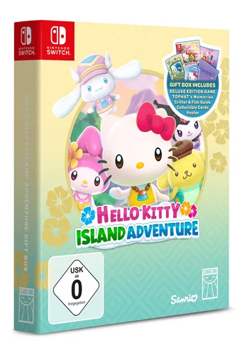 Hello Kitty - Island Adventure (Collectors Edition) für Nintendo Switch - Collector's Edition des beliebten Action & Abenteuer Spiels, ideal für Fans von Hello Kitty und Sammler. USK ab 0 Jahren, für unbeschwerten Spielspaß!